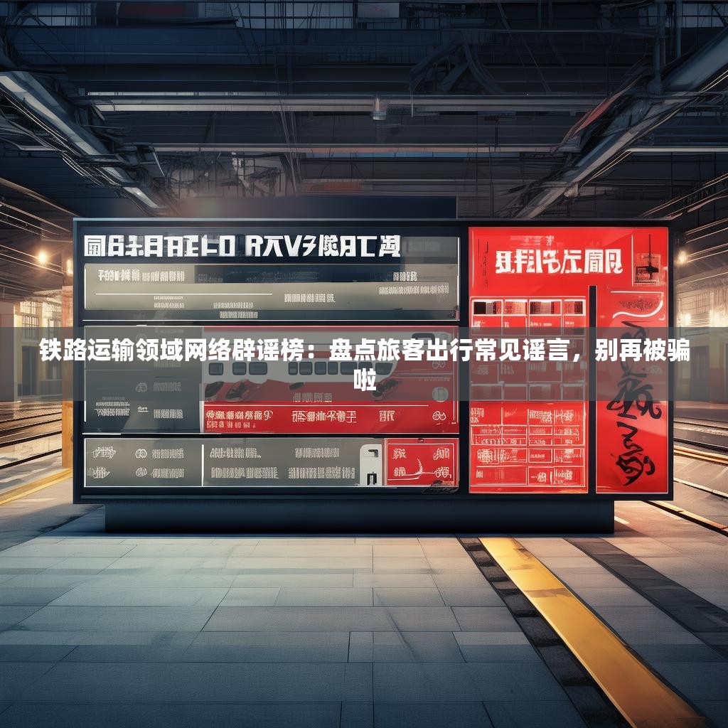 铁路运输领域网络辟谣榜：盘点旅客出行常见谣言，别再被骗啦
