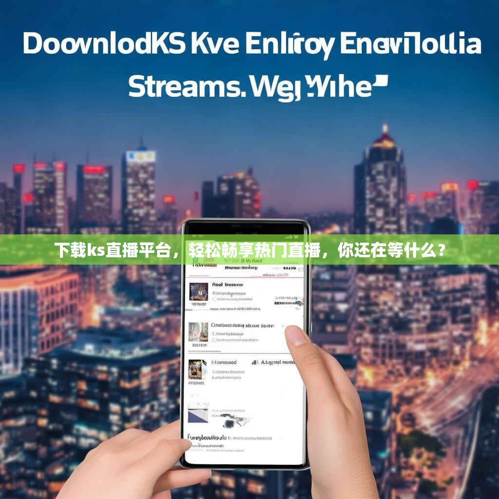 下载ks直播平台,轻松畅享热门直播,你还在等什么?