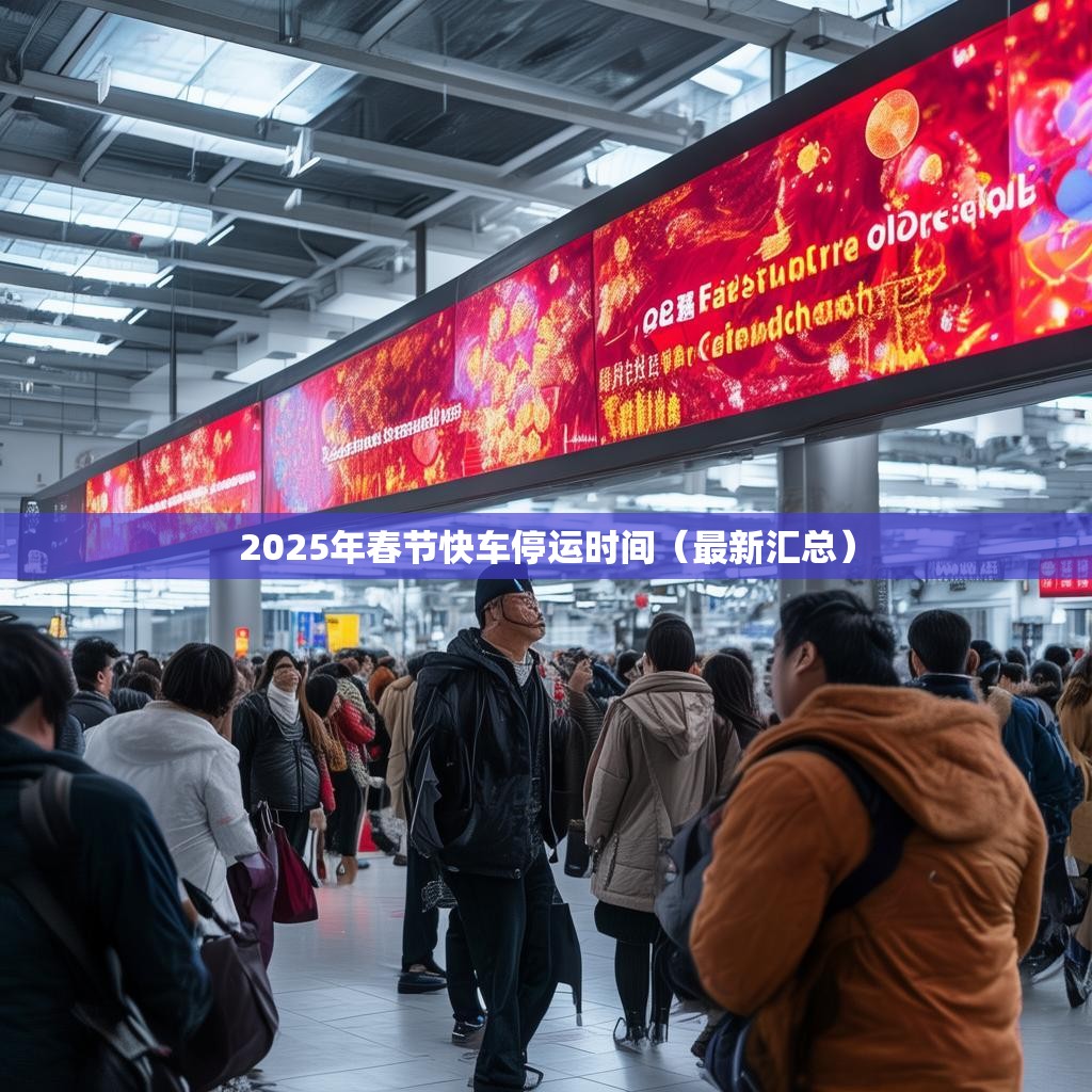 2025年春节快车停运时间（最新汇总）