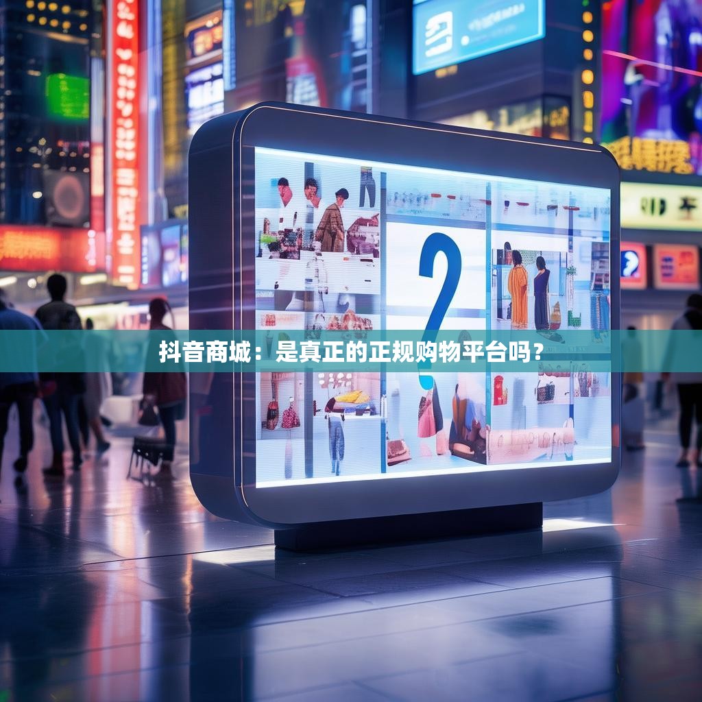 抖音商城：是真正的正规购物平台吗？