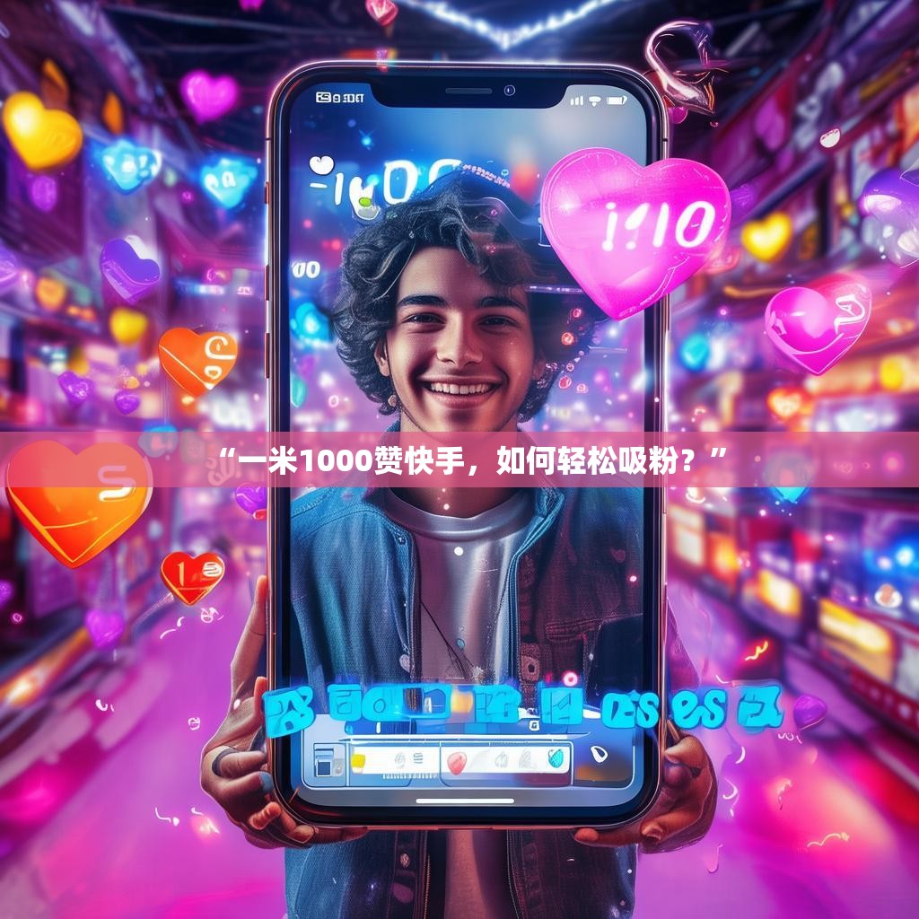 “一米1000赞快手,如何轻松吸粉?”