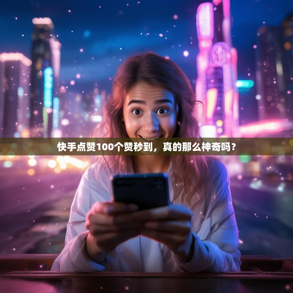 快手点赞100个赞秒到，真的那么神奇吗？