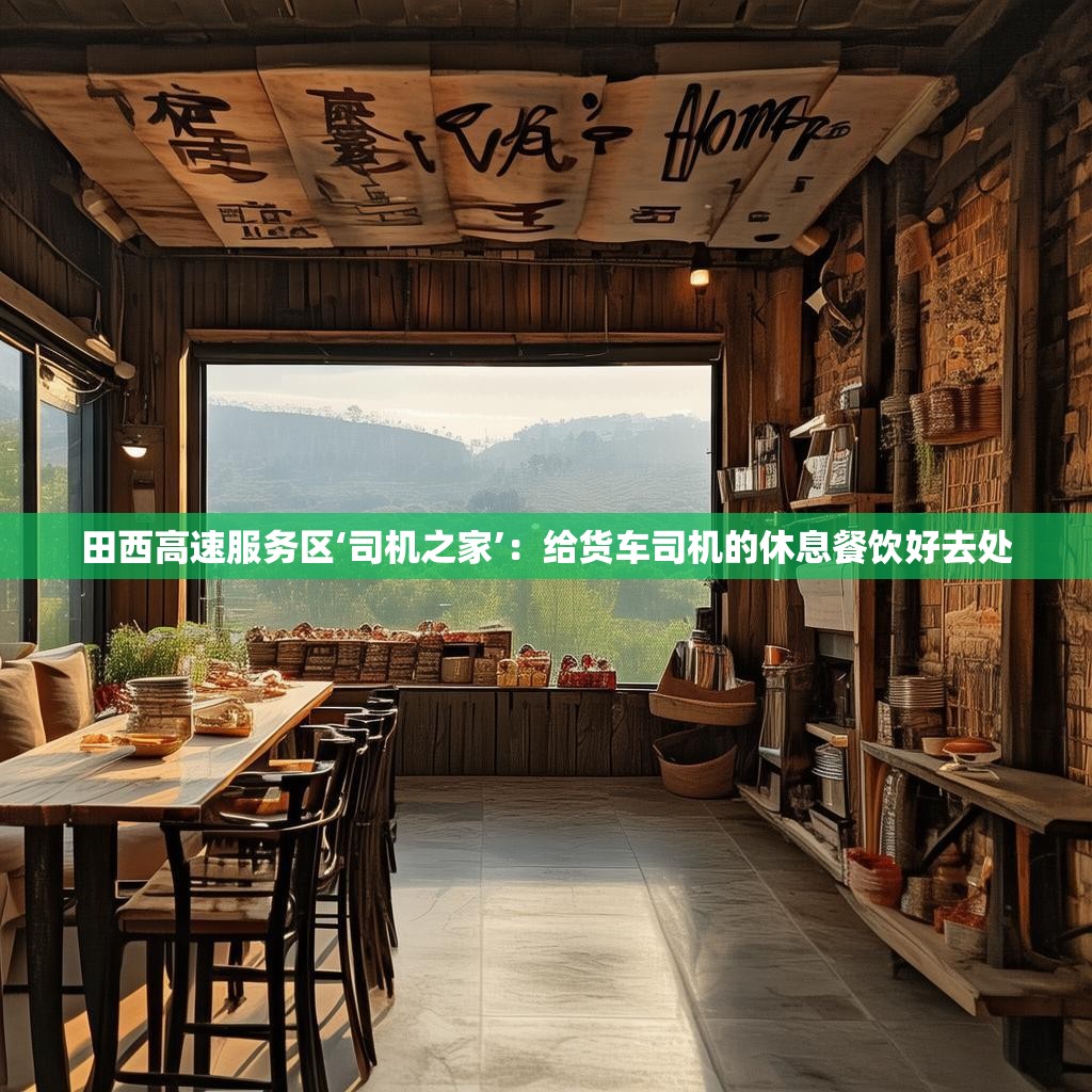 田西高速服务区‘司机之家’：给货车司机的休息餐饮好去处