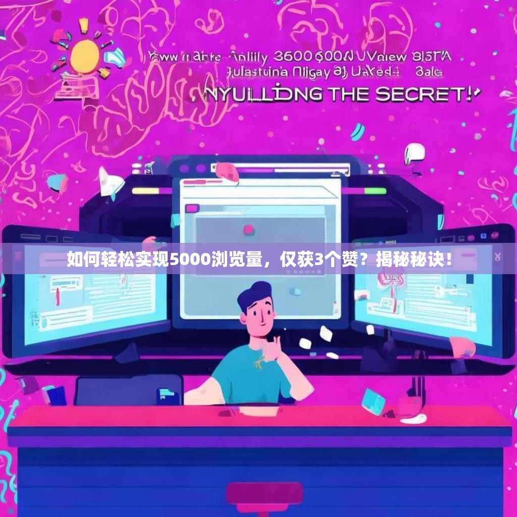 如何轻松实现5000浏览量，仅获3个赞？揭秘秘诀！