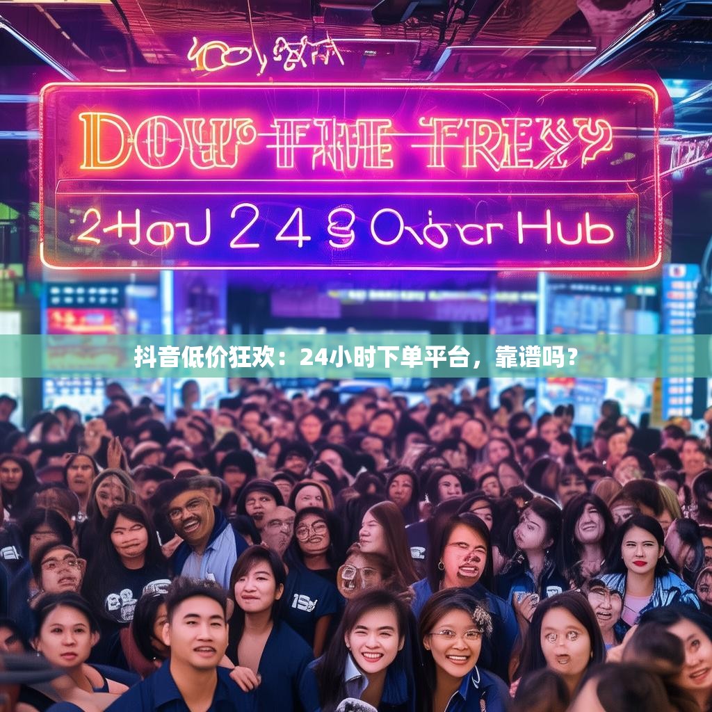 抖音低价狂欢：24小时下单平台，靠谱吗？