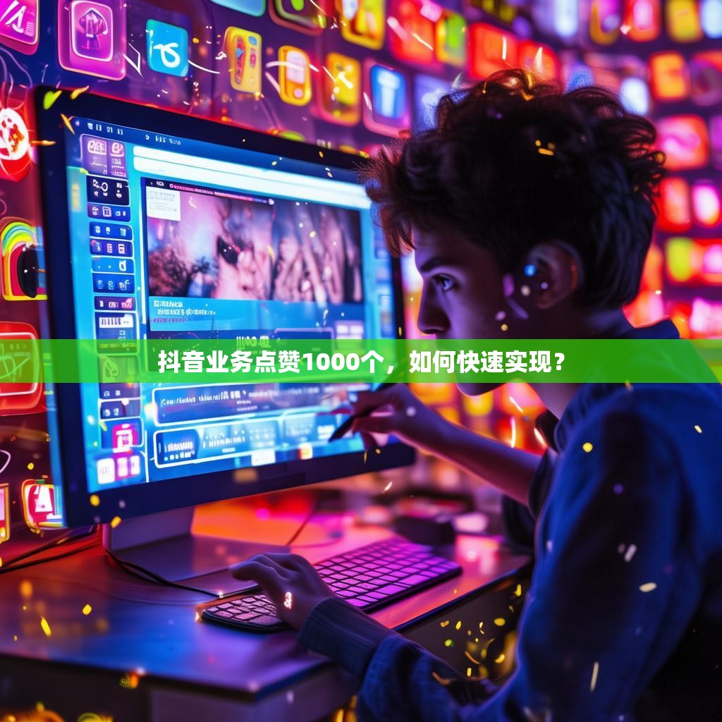 抖音业务点赞1000个,如何快速实现?