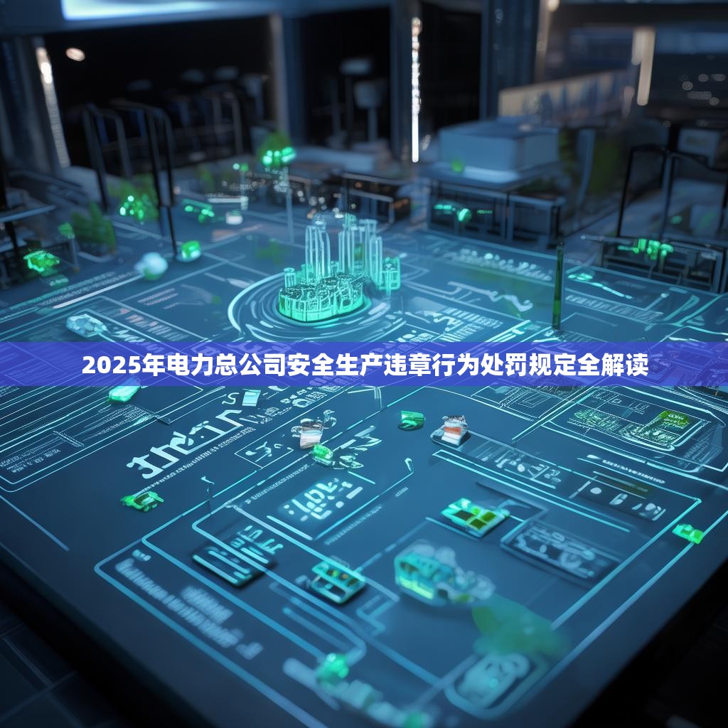 2025年电力总公司安全生产违章行为处罚规定全解读