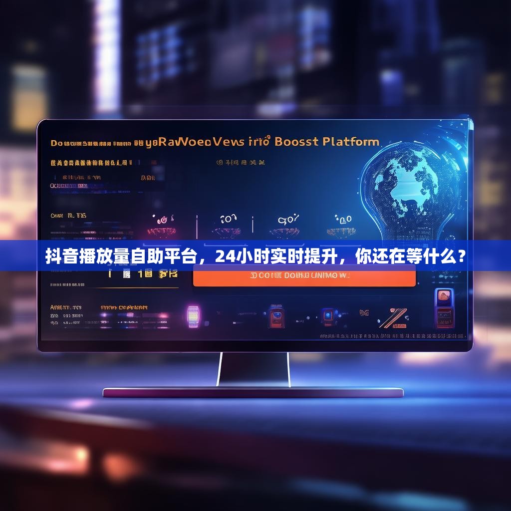 抖音播放量自助平台，24小时实时提升，你还在等什么？