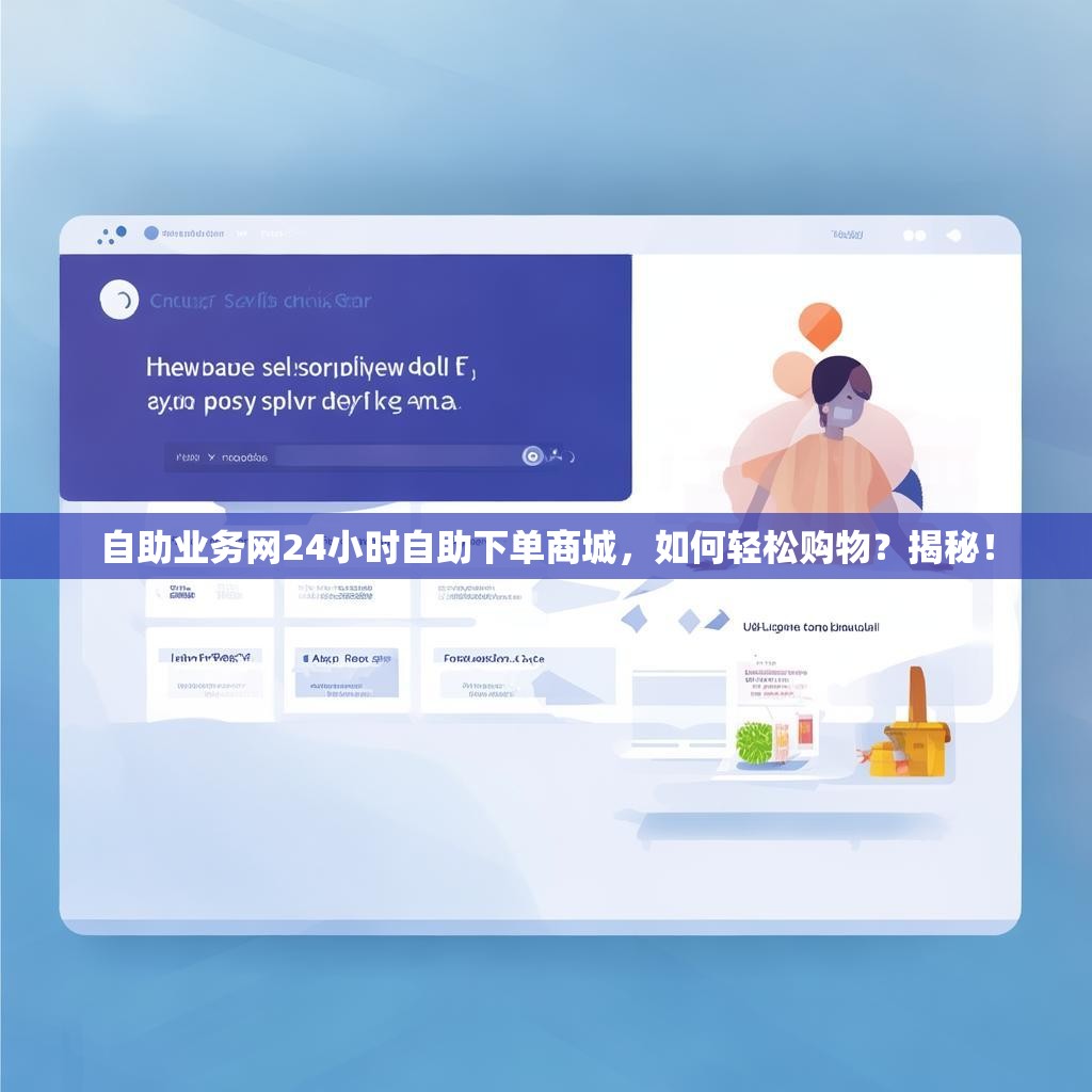 自助业务网24小时自助下单商城，如何轻松购物？揭秘！