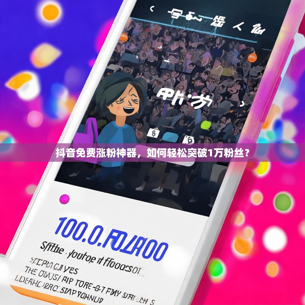 抖音免费涨粉神器，如何轻松突破1万粉丝？