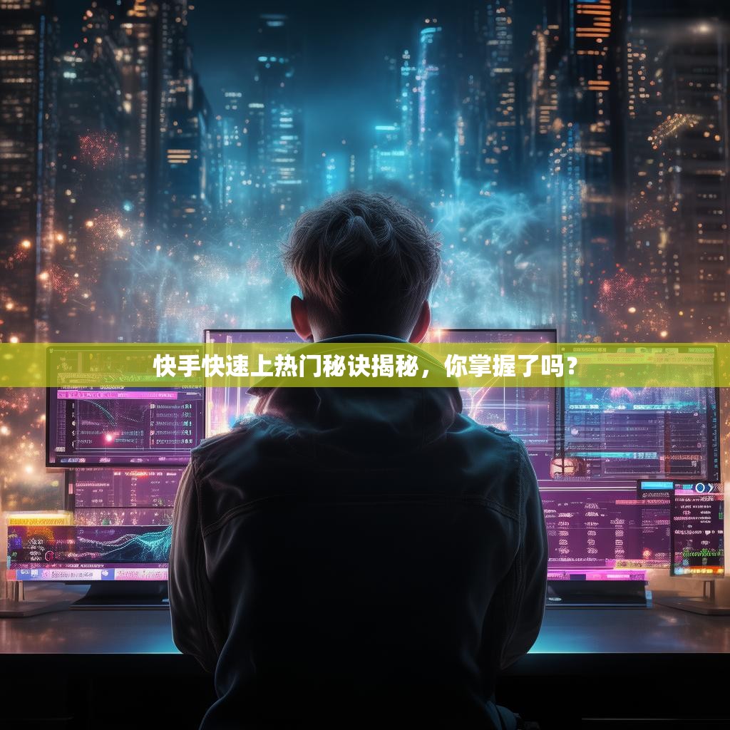 快手快速上热门秘诀揭秘，你掌握了吗？