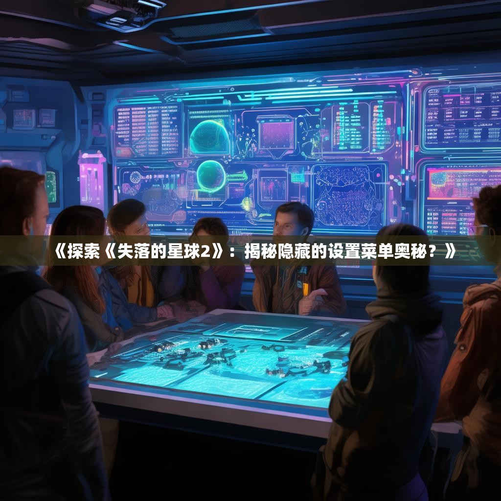 《探索《失落的星球2》:揭秘隐藏的设置菜单奥秘?》