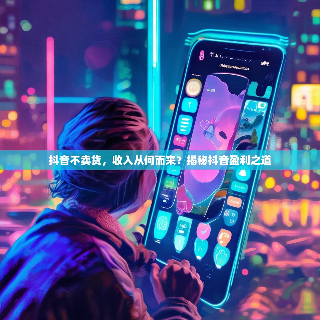 抖音不卖货,收入从何而来?揭秘抖音盈利之道