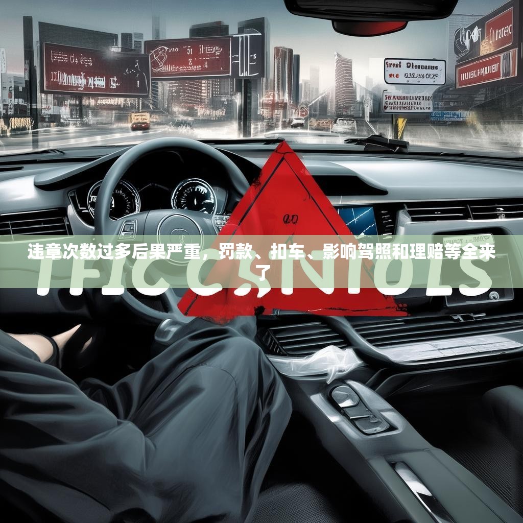 违章次数过多后果严重，罚款、扣车、影响驾照和理赔等全来了