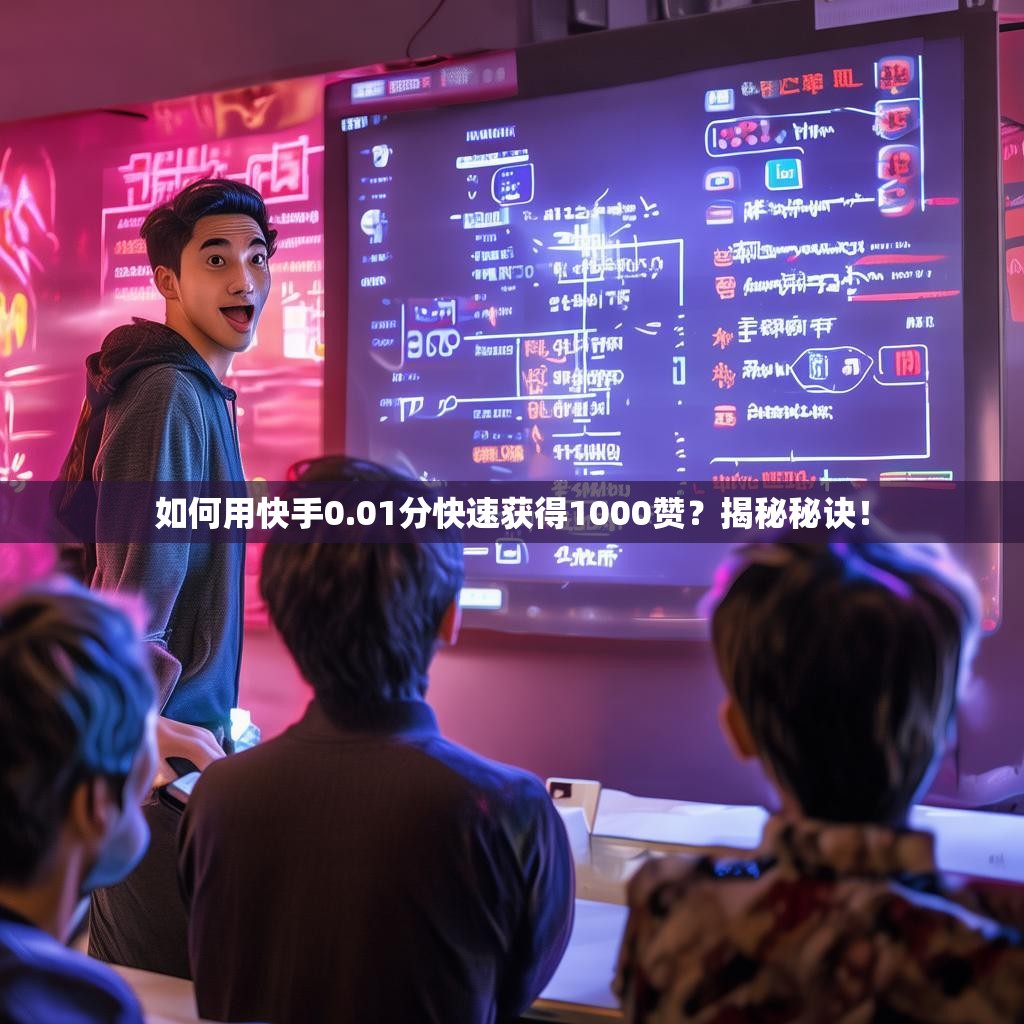 如何用快手0.01分快速获得1000赞?揭秘秘诀!