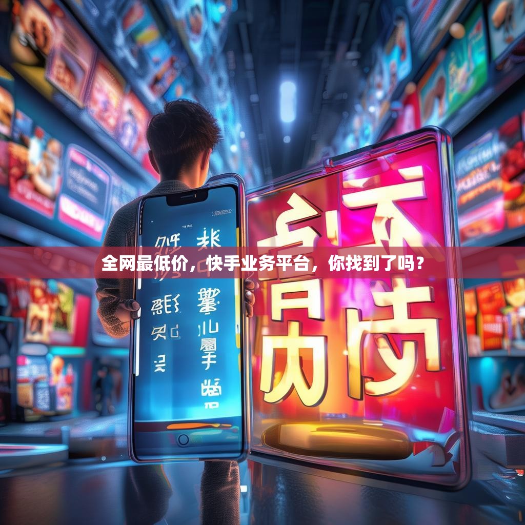 全网最低价,快手业务平台,你找到了吗?