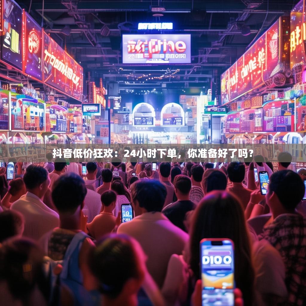 抖音低价狂欢：24小时下单，你准备好了吗？