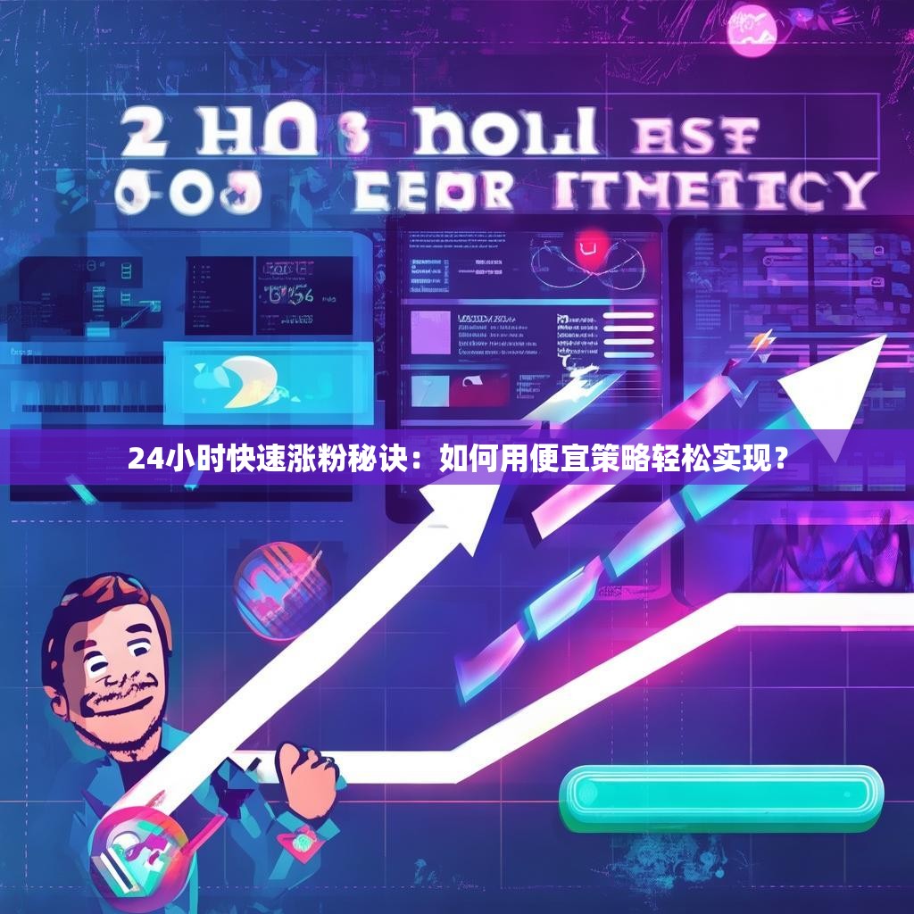 24小时快速涨粉秘诀：如何用便宜策略轻松实现？