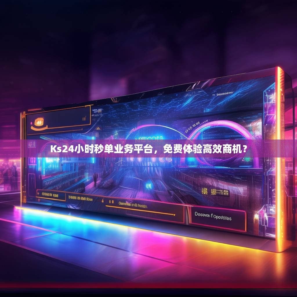 Ks24小时秒单业务平台，免费体验高效商机？