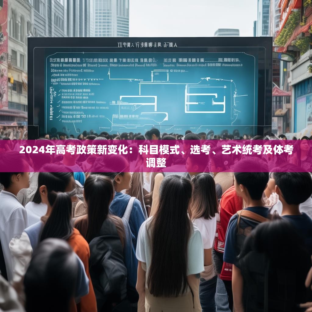 2024年高考政策新变化：科目模式、选考、艺术统考及体考调整