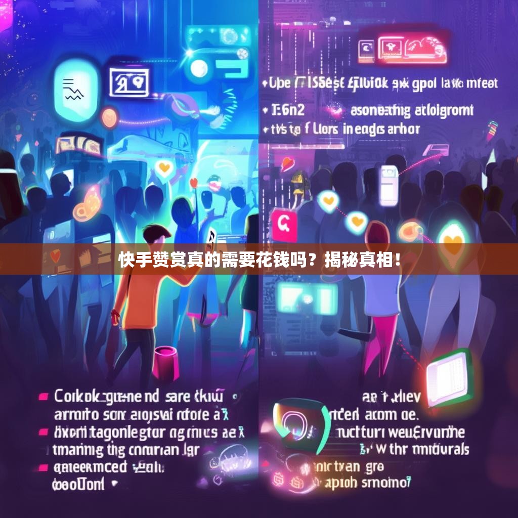 快手赞赏真的需要花钱吗?揭秘真相!