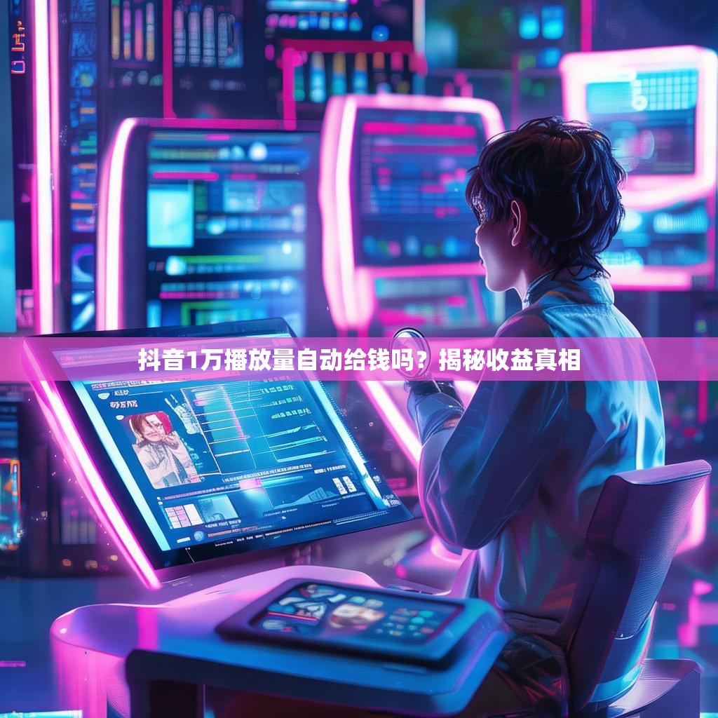 抖音1万播放量自动给钱吗?揭秘收益真相