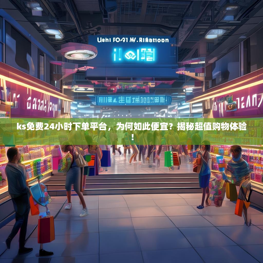 ks免费24小时下单平台，为何如此便宜？揭秘超值购物体验！