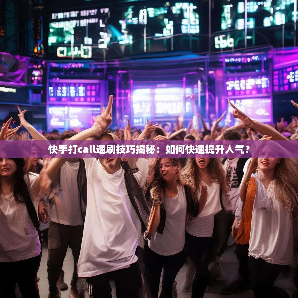 快手打call速刷技巧揭秘：如何快速提升人气？