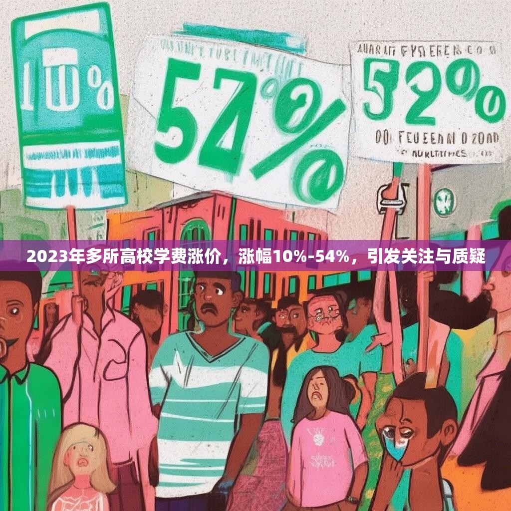 2023年多所高校学费涨价，涨幅10%-54%，引发关注与质疑
