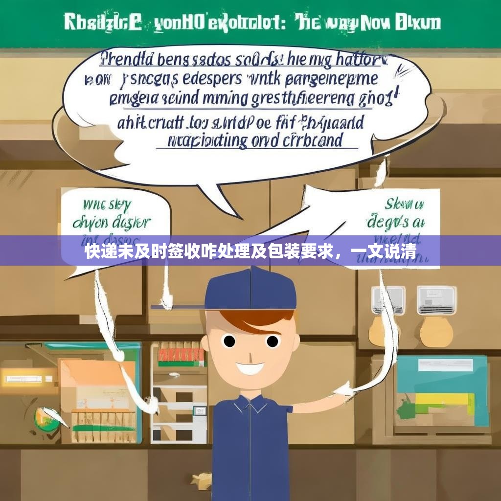 快递未及时签收咋处理及包装要求，一文说清