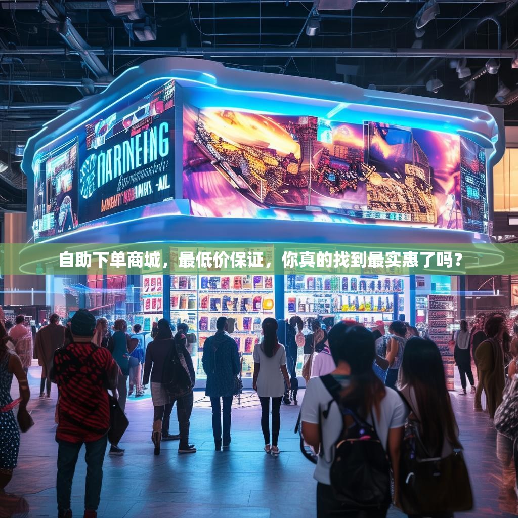 自助下单商城，最低价保证，你真的找到最实惠了吗？