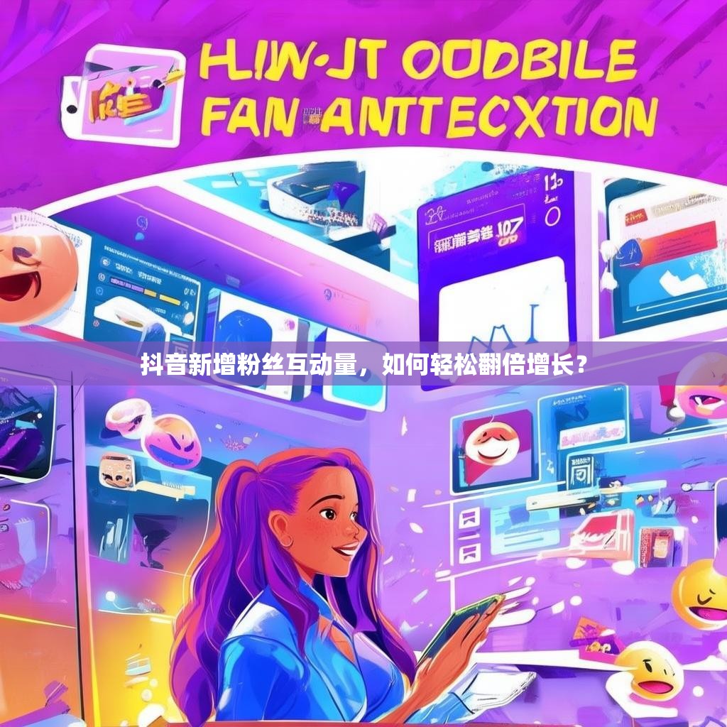 抖音新增粉丝互动量，如何轻松翻倍增长？