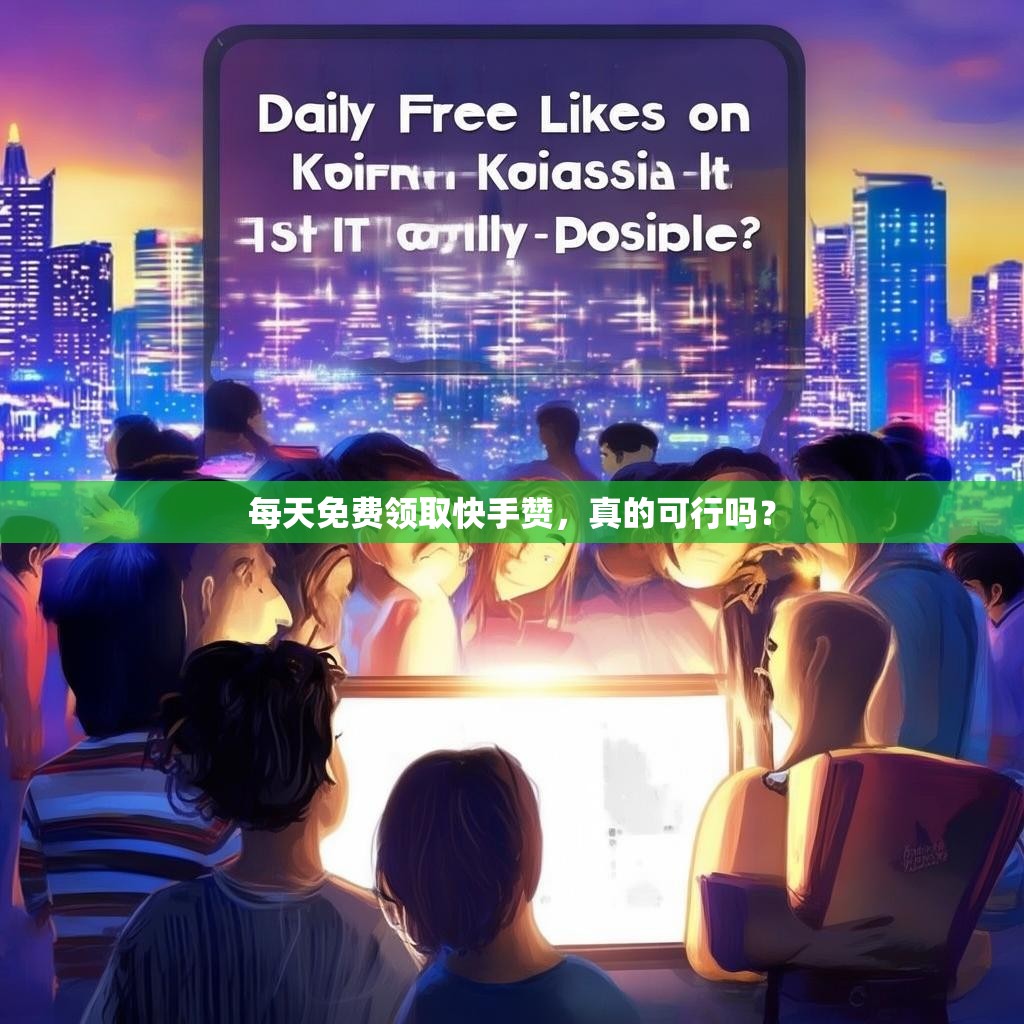 每天免费领取快手赞，真的可行吗？