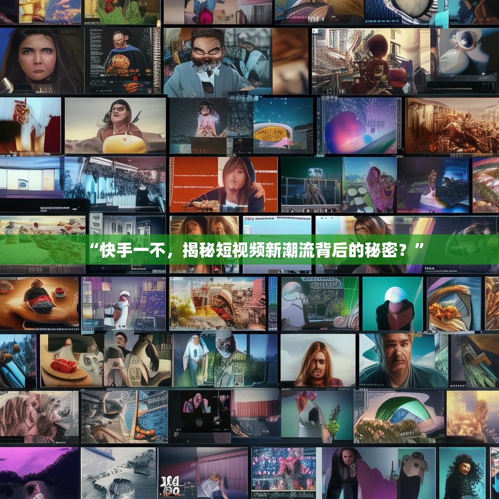 “快手一不，揭秘短视频新潮流背后的秘密？”