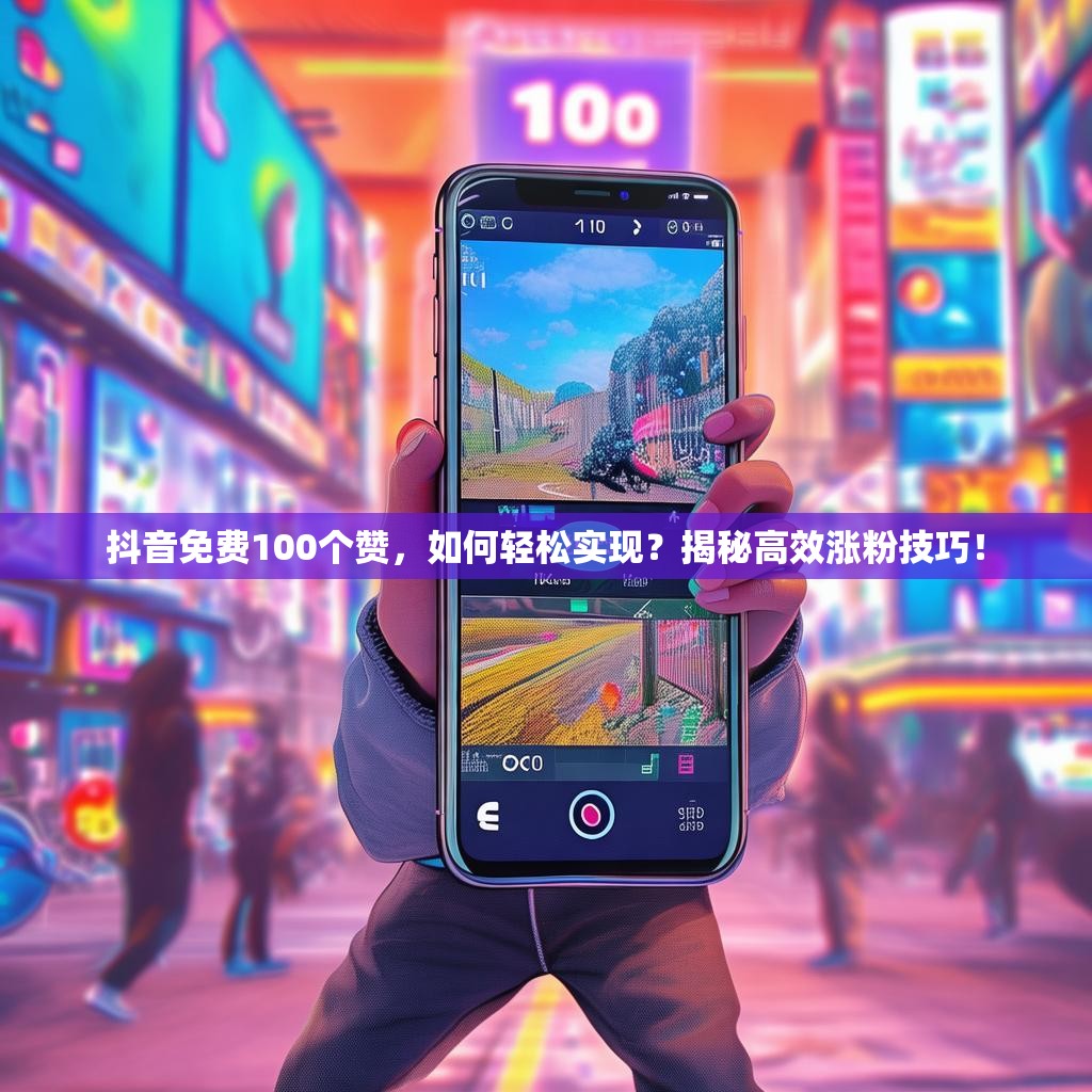 抖音免费100个赞，如何轻松实现？揭秘高效涨粉技巧！