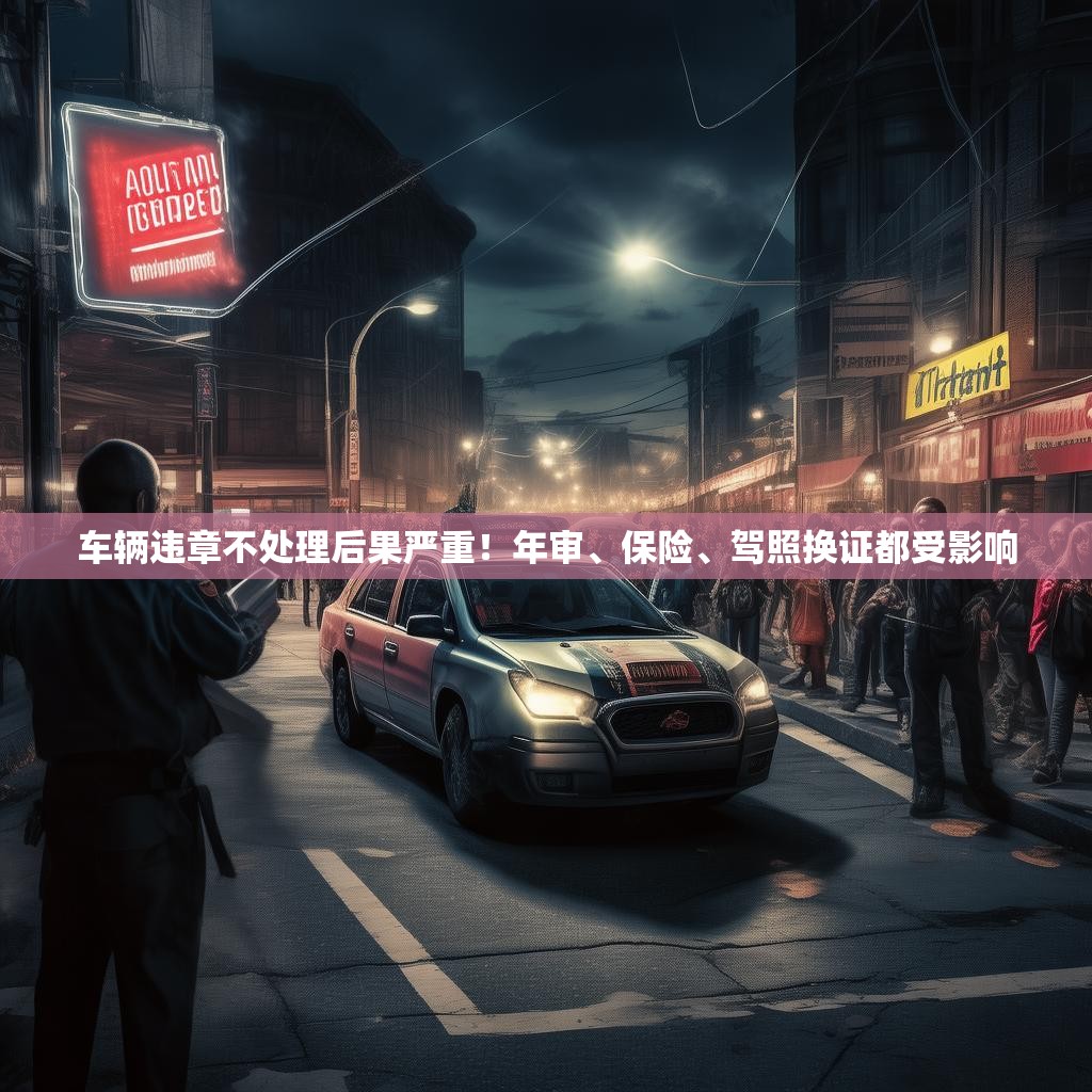 车辆违章不处理后果严重！年审、保险、驾照换证都受影响
