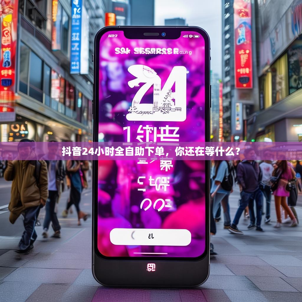 抖音24小时全自助下单,你还在等什么?