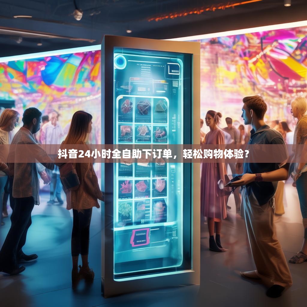 抖音24小时全自助下订单，轻松购物体验？
