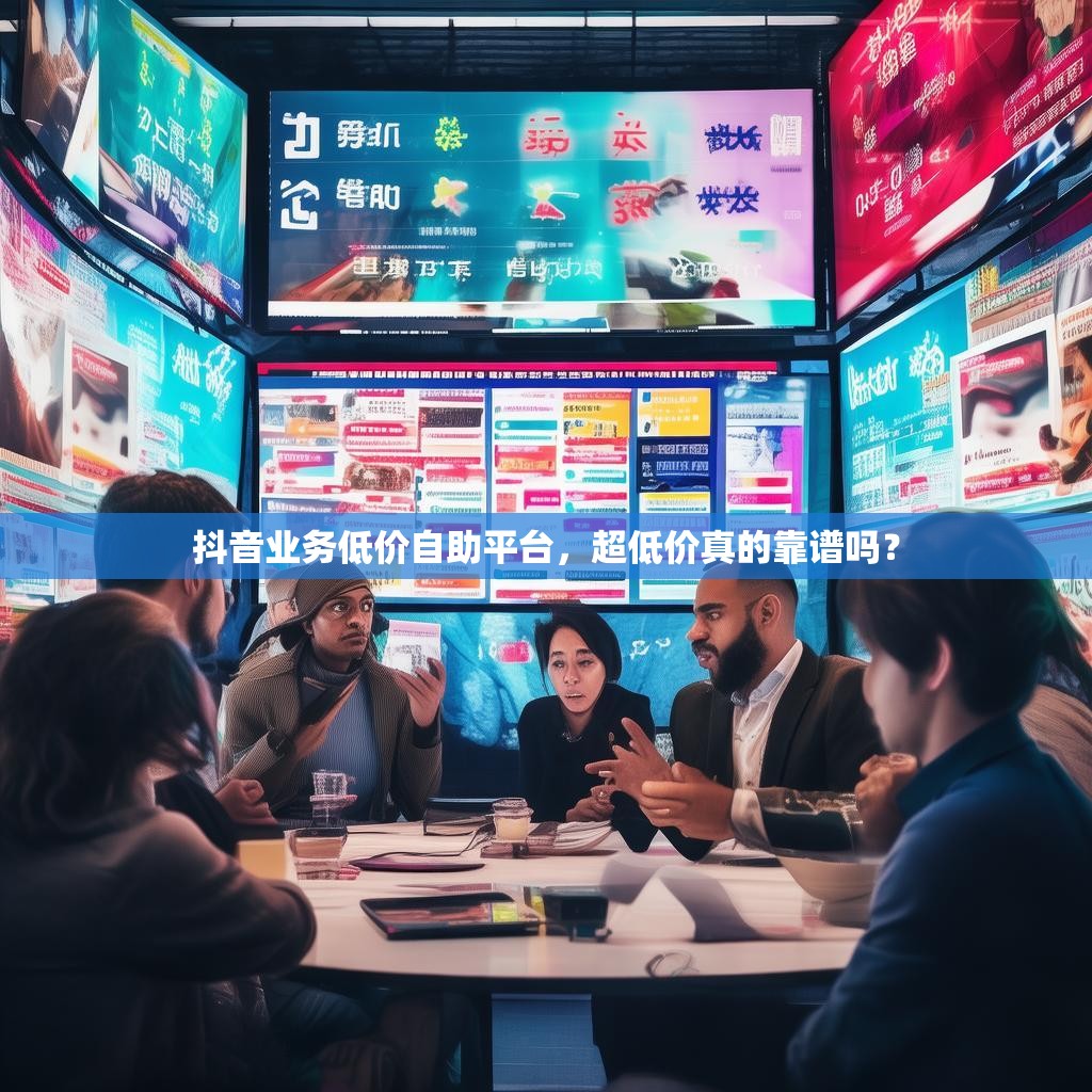 抖音业务低价自助平台,超低价真的靠谱吗?