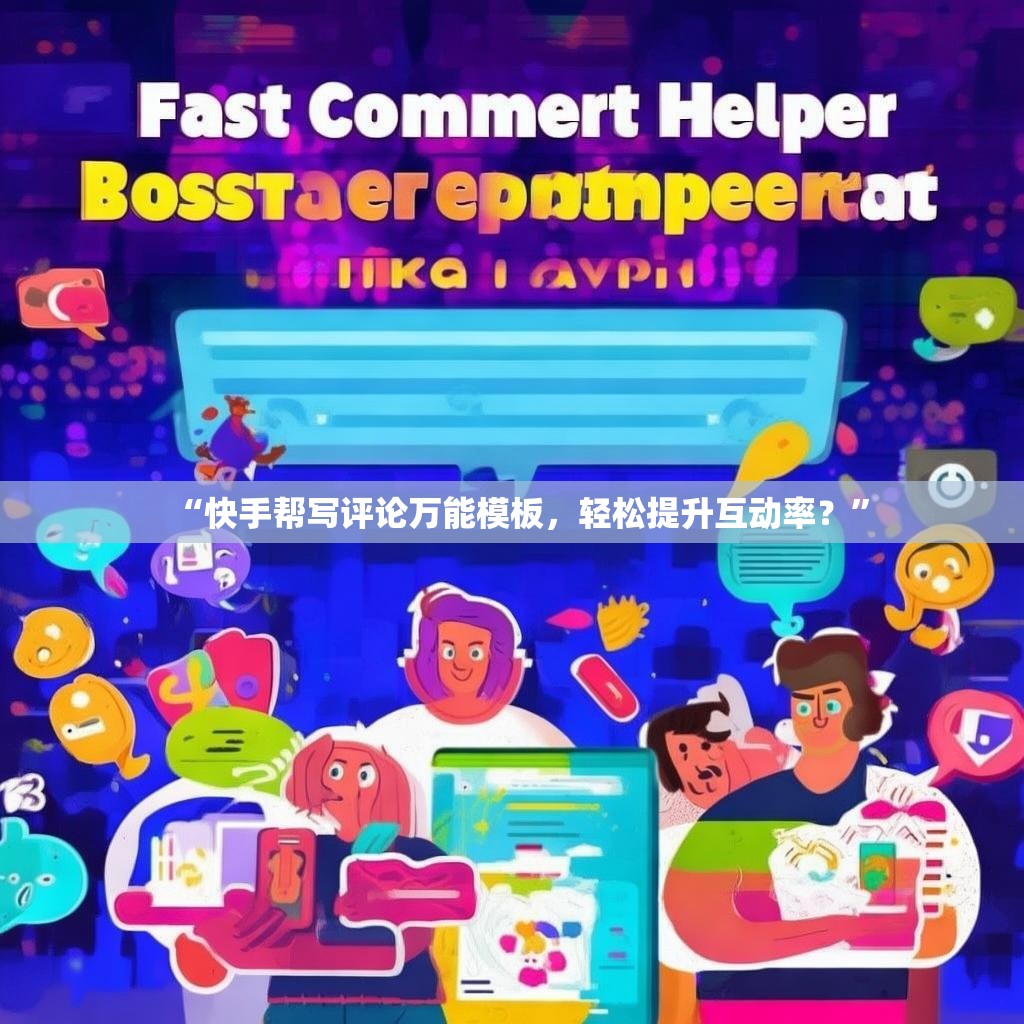 “快手帮写评论万能模板，轻松提升互动率？”