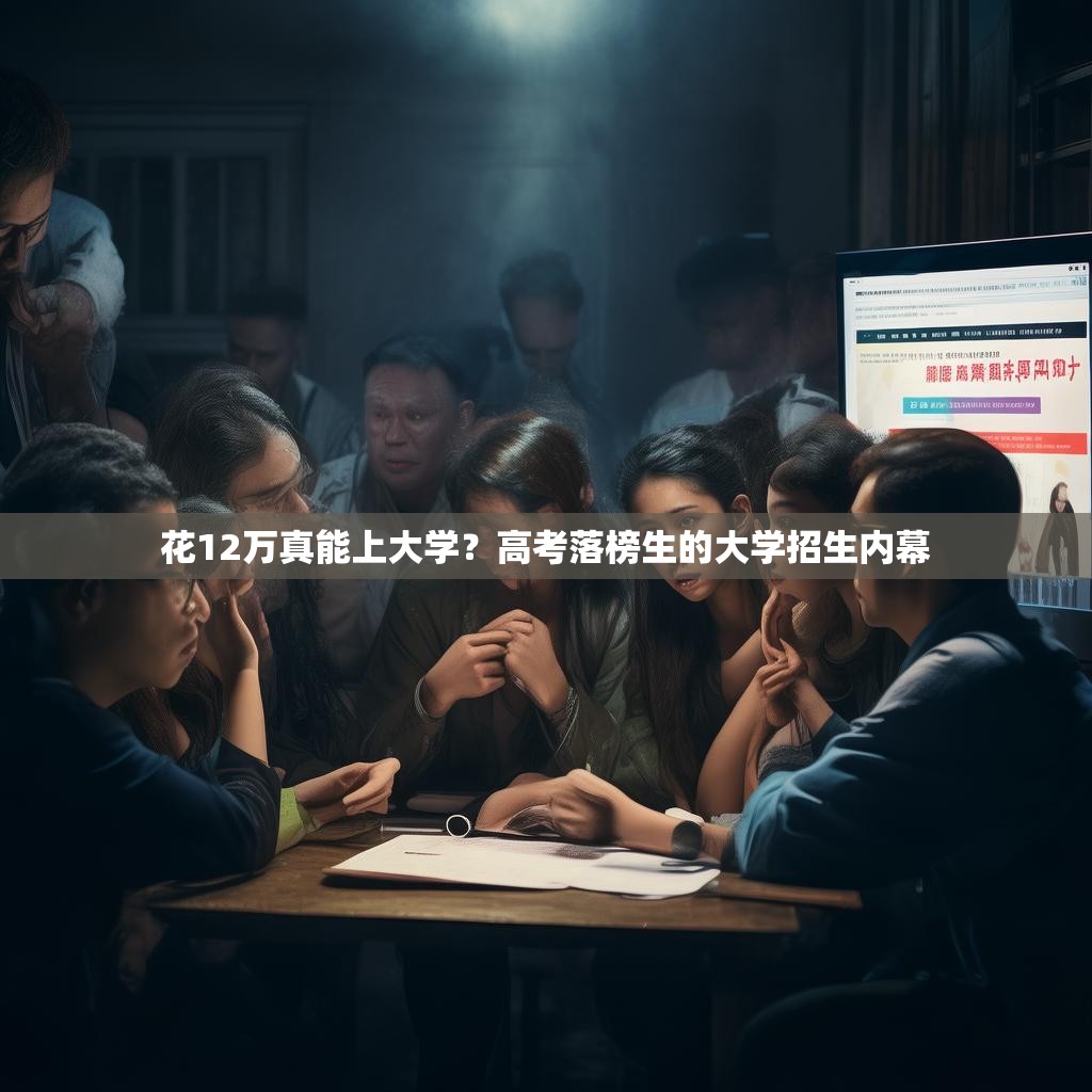 花12万真能上大学？高考落榜生的大学招生内幕