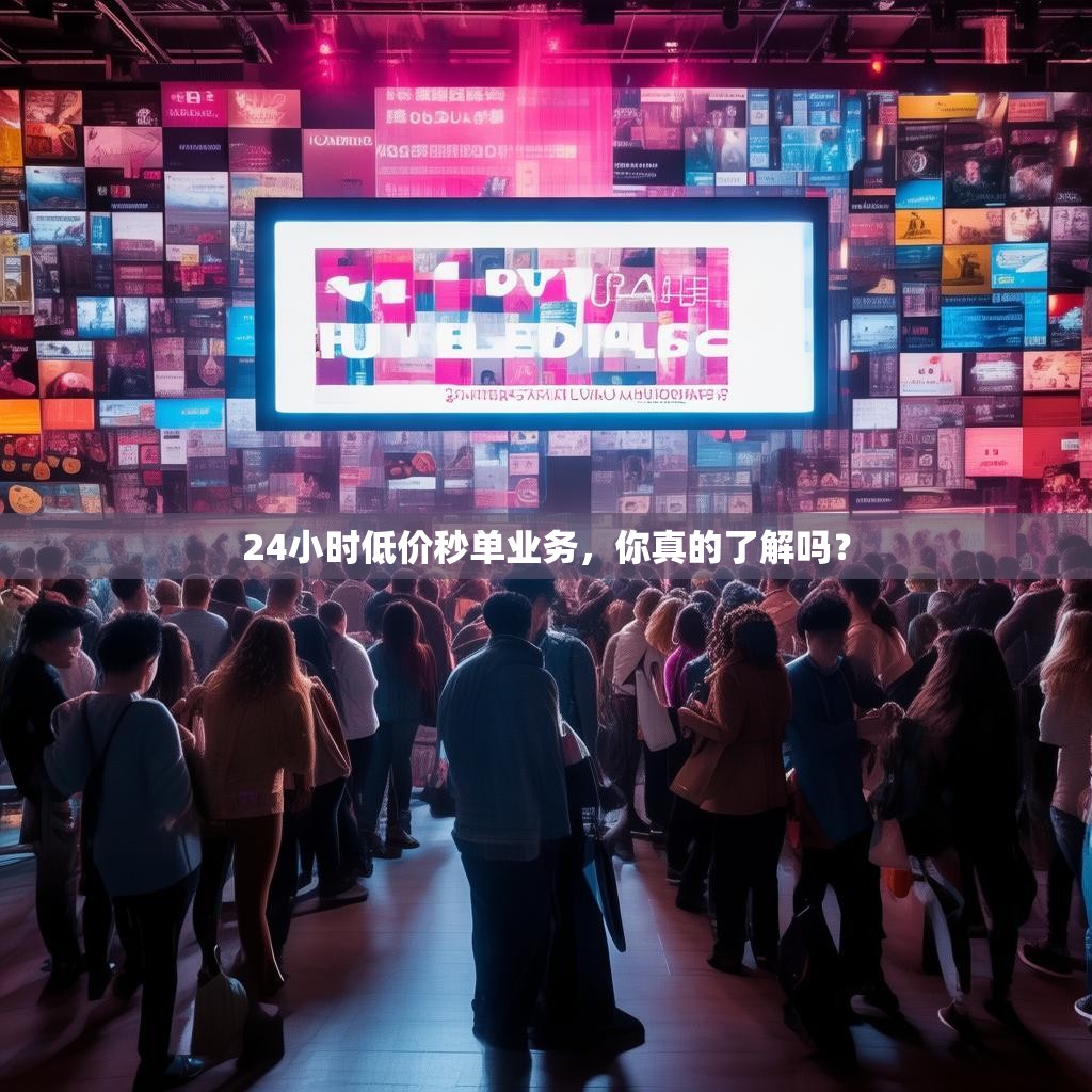 24小时低价秒单业务，你真的了解吗？