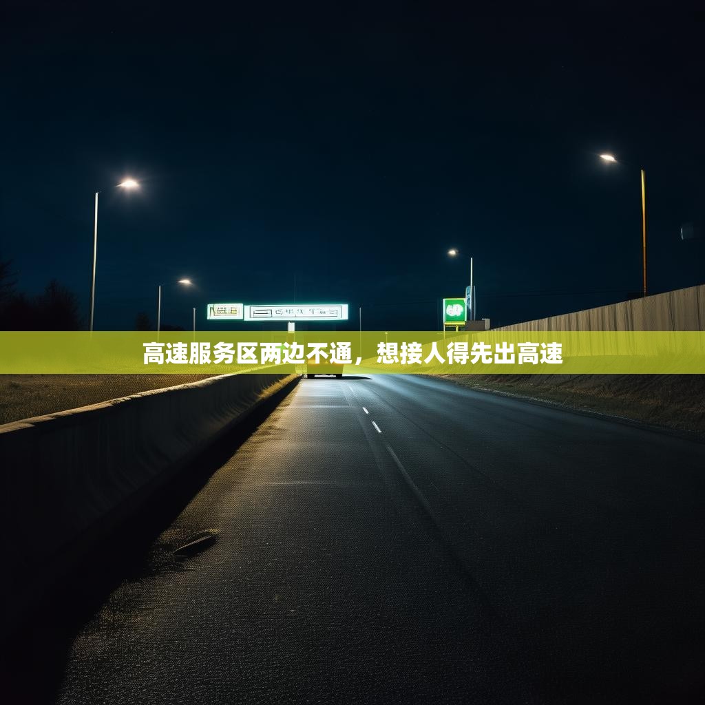 高速服务区两边不通，想接人得先出高速