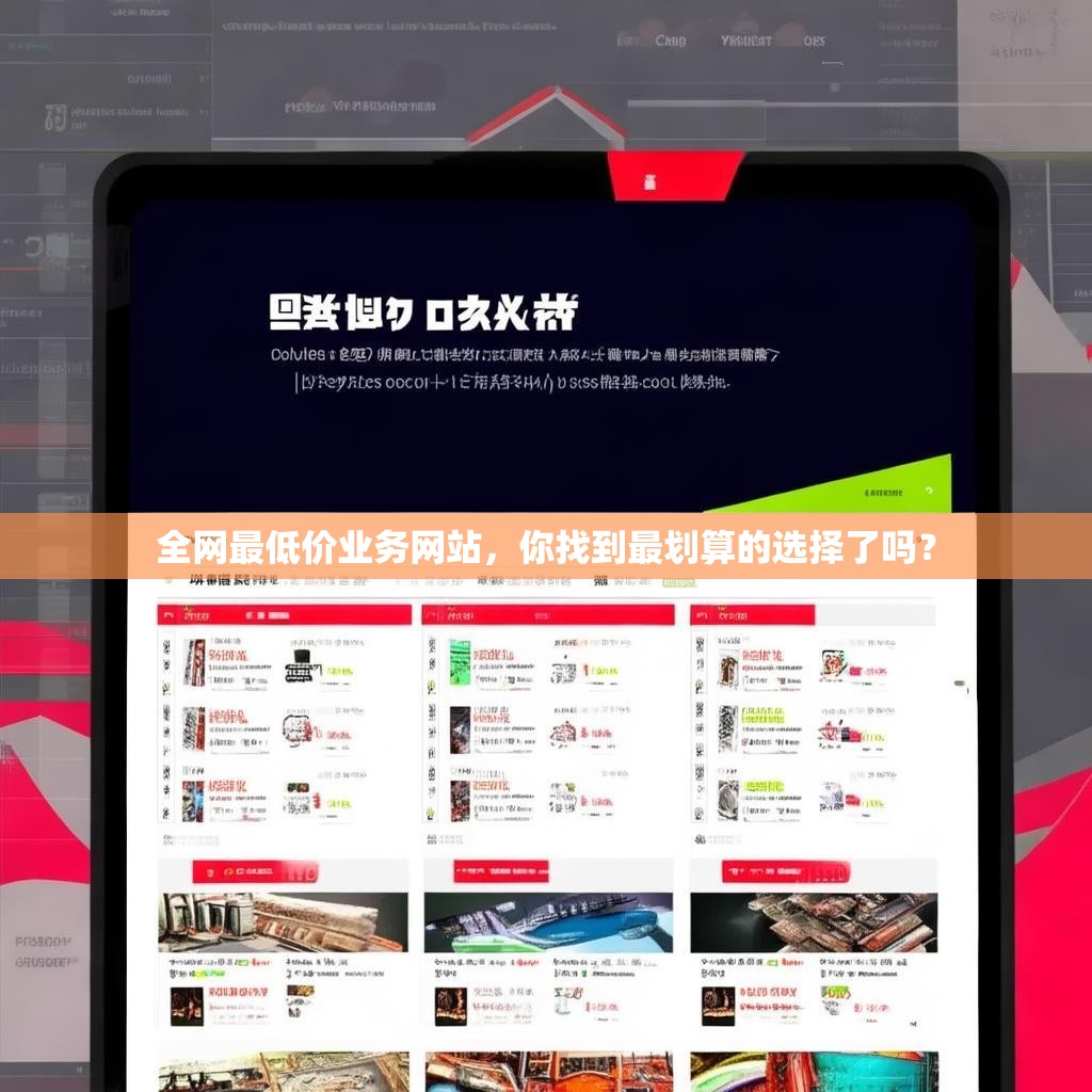 全网最低价业务网站,你找到最划算的选择了吗?
