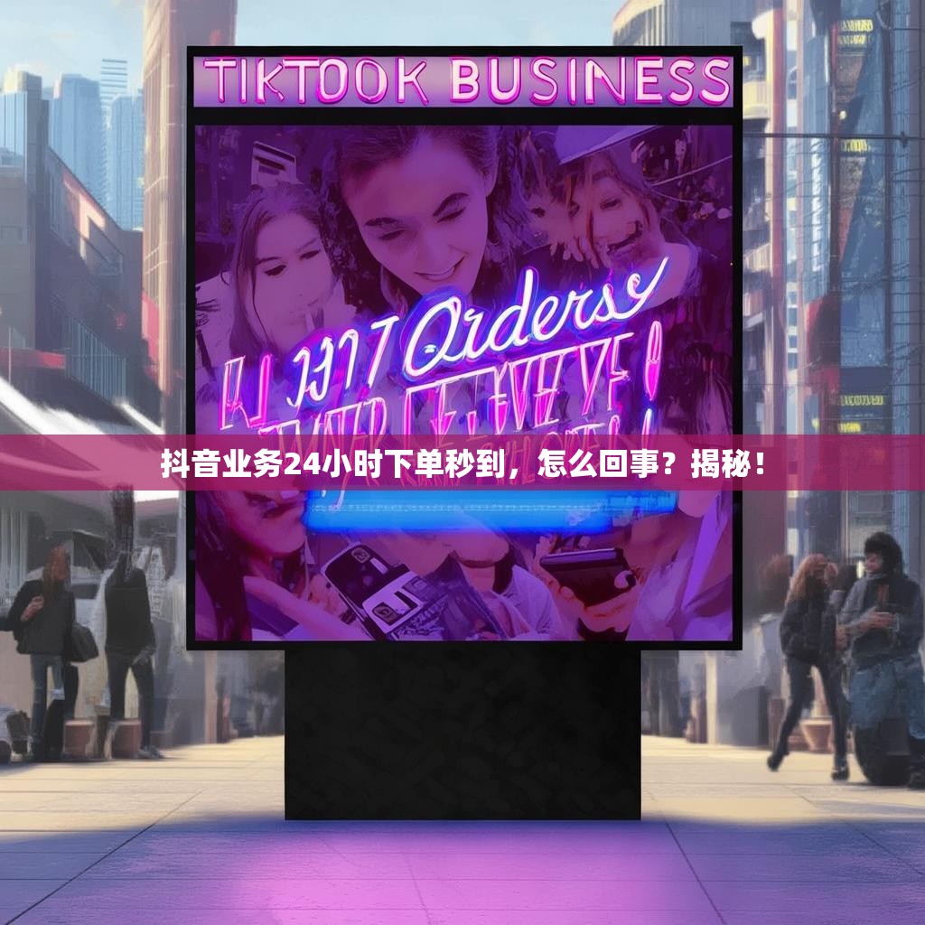 抖音业务24小时下单秒到,怎么回事?揭秘!