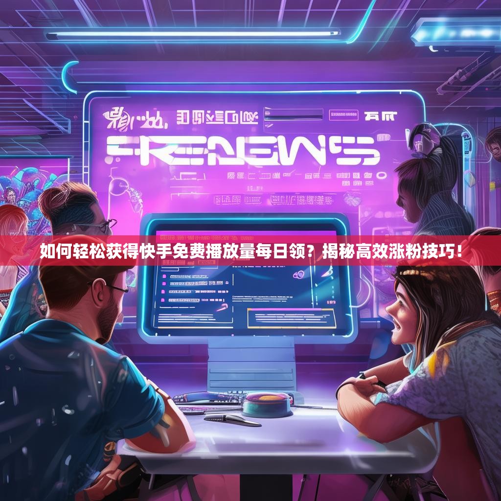 如何轻松获得快手免费播放量每日领?揭秘高效涨粉技巧!