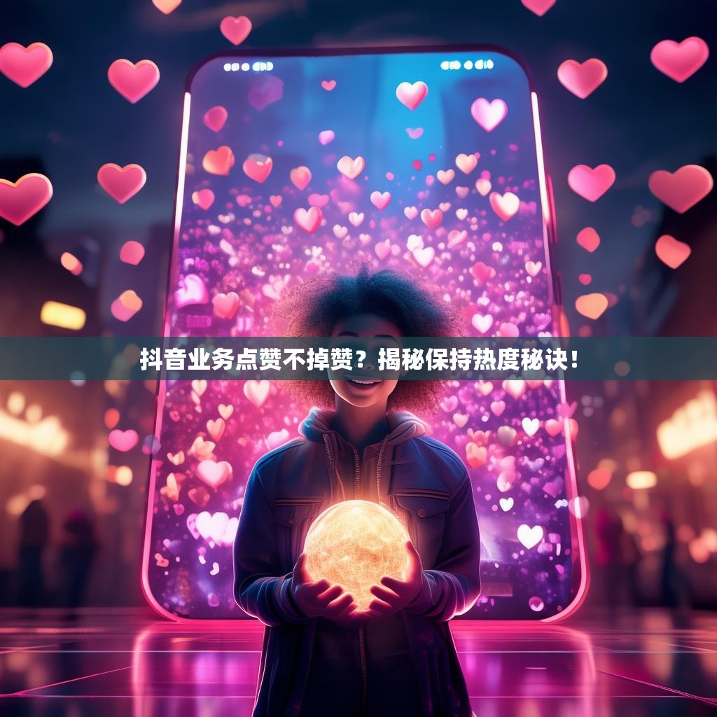 抖音业务点赞不掉赞?揭秘保持热度秘诀!