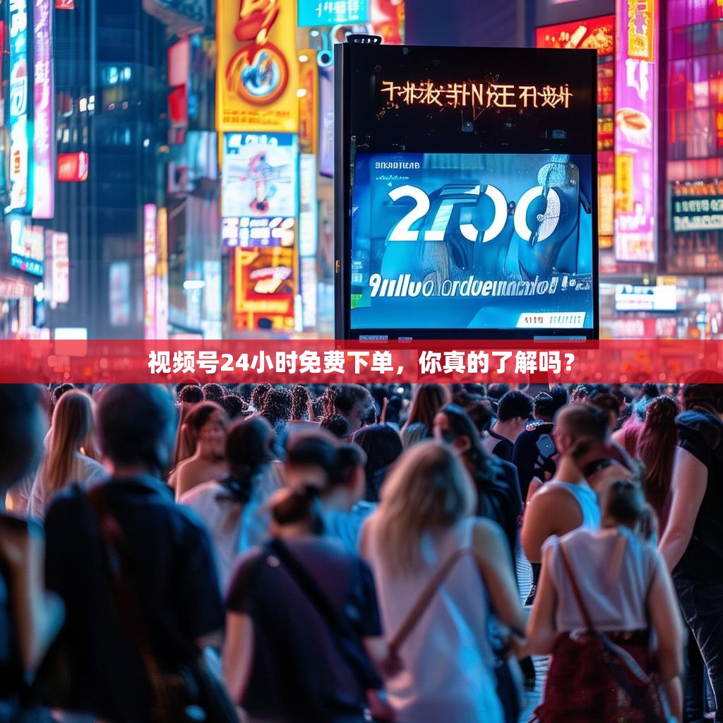 详细阅读:视频号24小时免费下单,你真的了解吗? 视频号24小时免费下单,你真的了解吗?