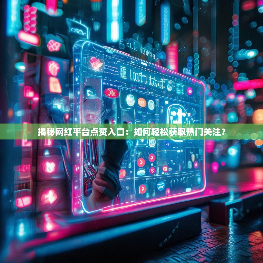 详细阅读:揭秘网红平台点赞入口:如何轻松获取热门关注? 揭秘网红平台点赞入口:如何轻松获取热门关注?