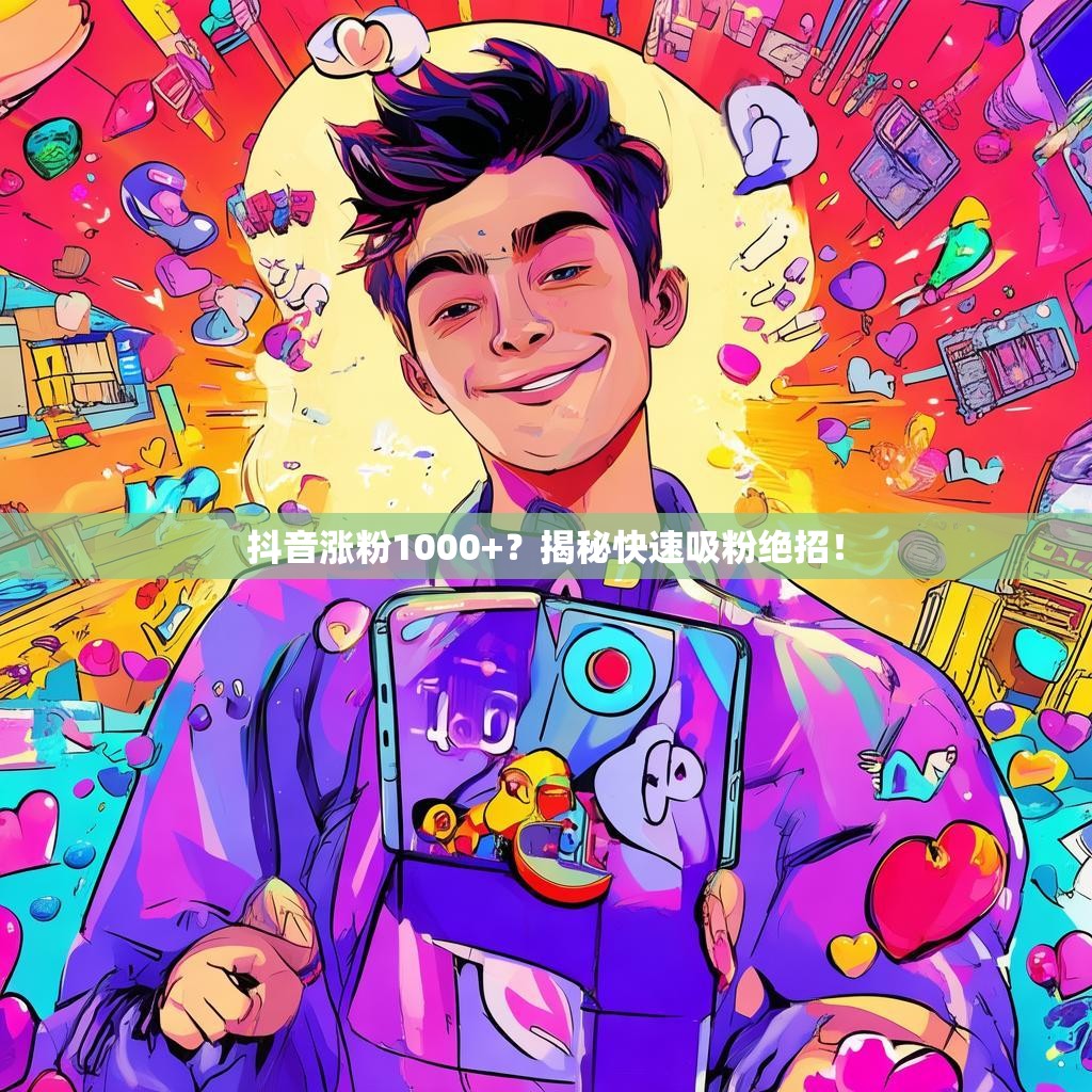 抖音涨粉1000+？揭秘快速吸粉绝招！